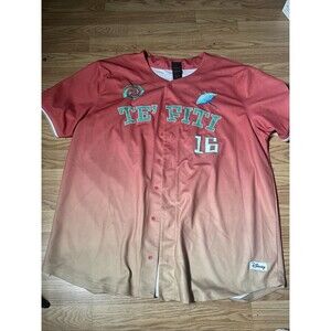 Moana Disney Princess Moana Te Fiti 16 Jersey Size 3XL Coral Ombré EUC